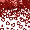 Røde hjerter bordkonfetti
