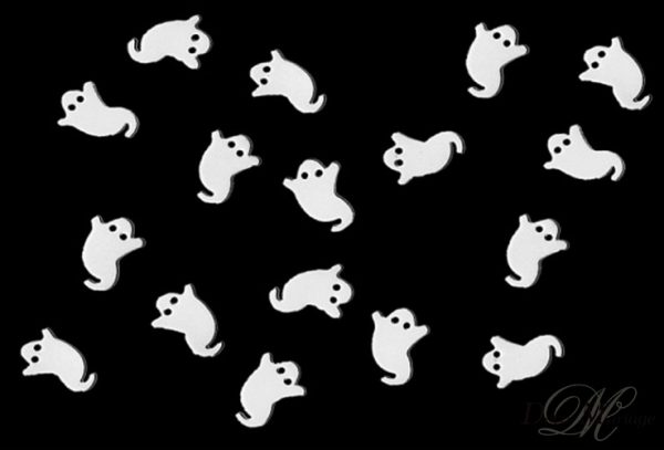 Spøgelser bordkonfetti