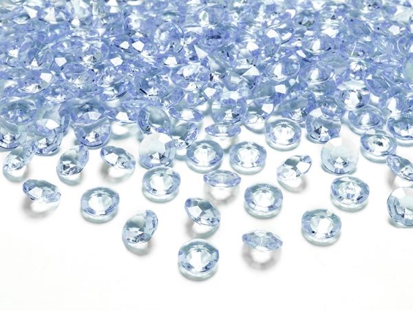 Lyseblå borddiamanter