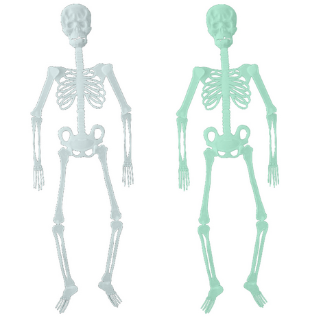 Selvlysende skelet