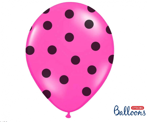 Hot pink balloner